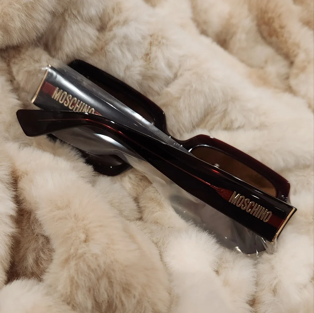 MOSCHINO- MOS063/S Sunglasses Red / Brown